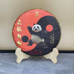 Шу Пуэр "Панда Инь Ян" - блин 357 гр.