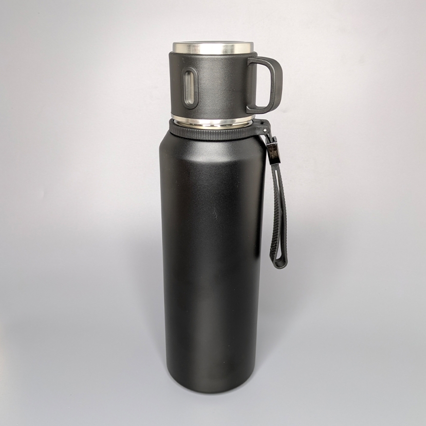 Термос 1000 мл (чёрный) - № 10200