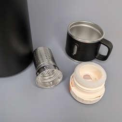 Термос 1500 мл (чёрный) - № 10201