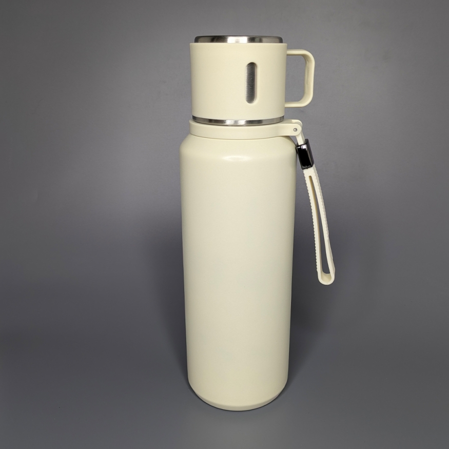 Термос 1000 мл (молочный) - № 10202