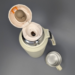 Термос 1000 мл (молочный) - № 10202