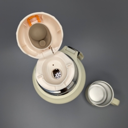 Термос 1000 мл (молочный) - № 10202