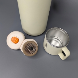 Термос 1000 мл (молочный) - № 10202