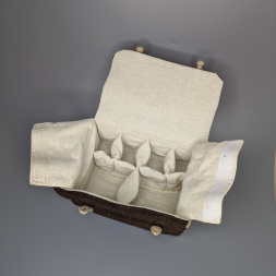 Походная сумочка для чайной посуды &amp;quot;Венге&amp;quot;