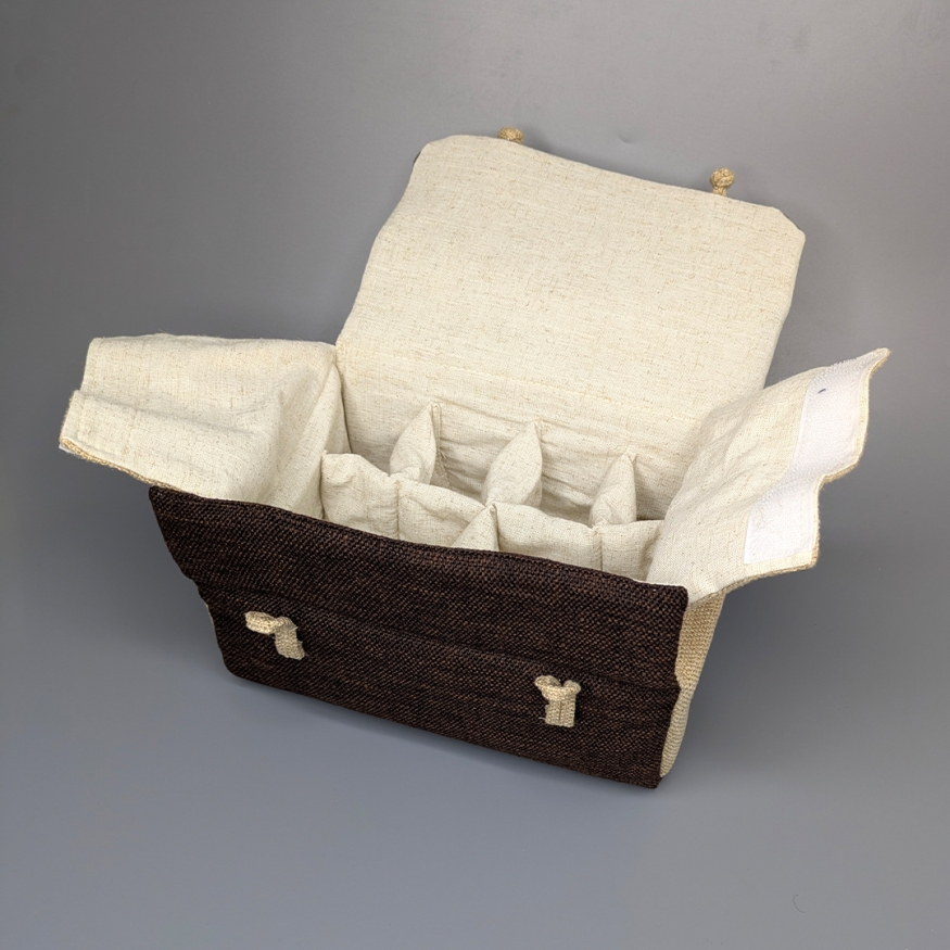 Походная сумочка для чайной посуды &amp;quot;Венге&amp;quot;